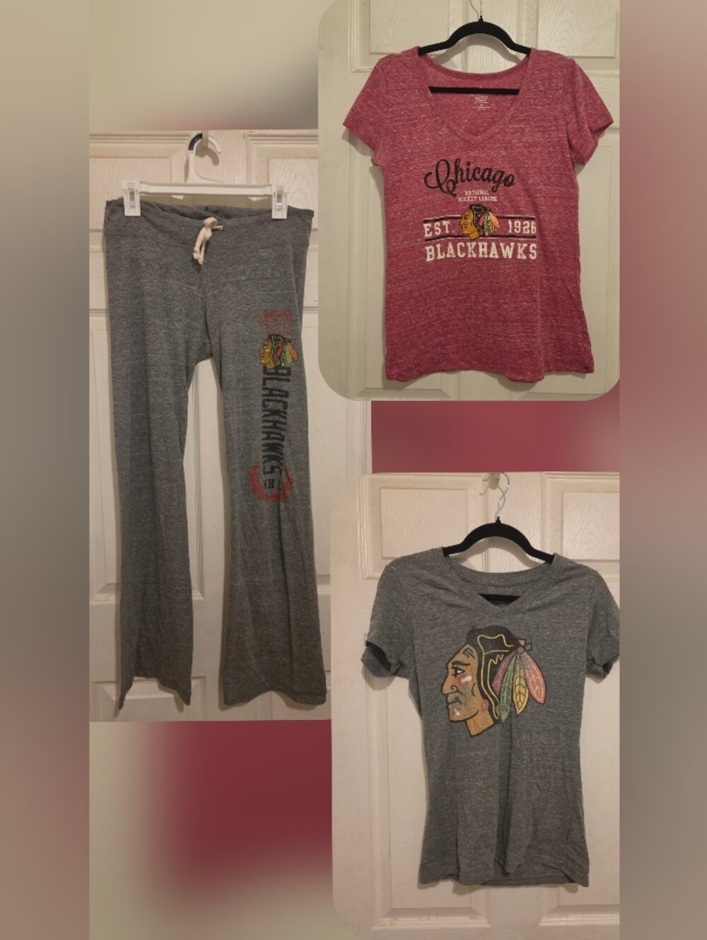 Women's Chicago Blackhawks 3-Piece Lot (Size S)